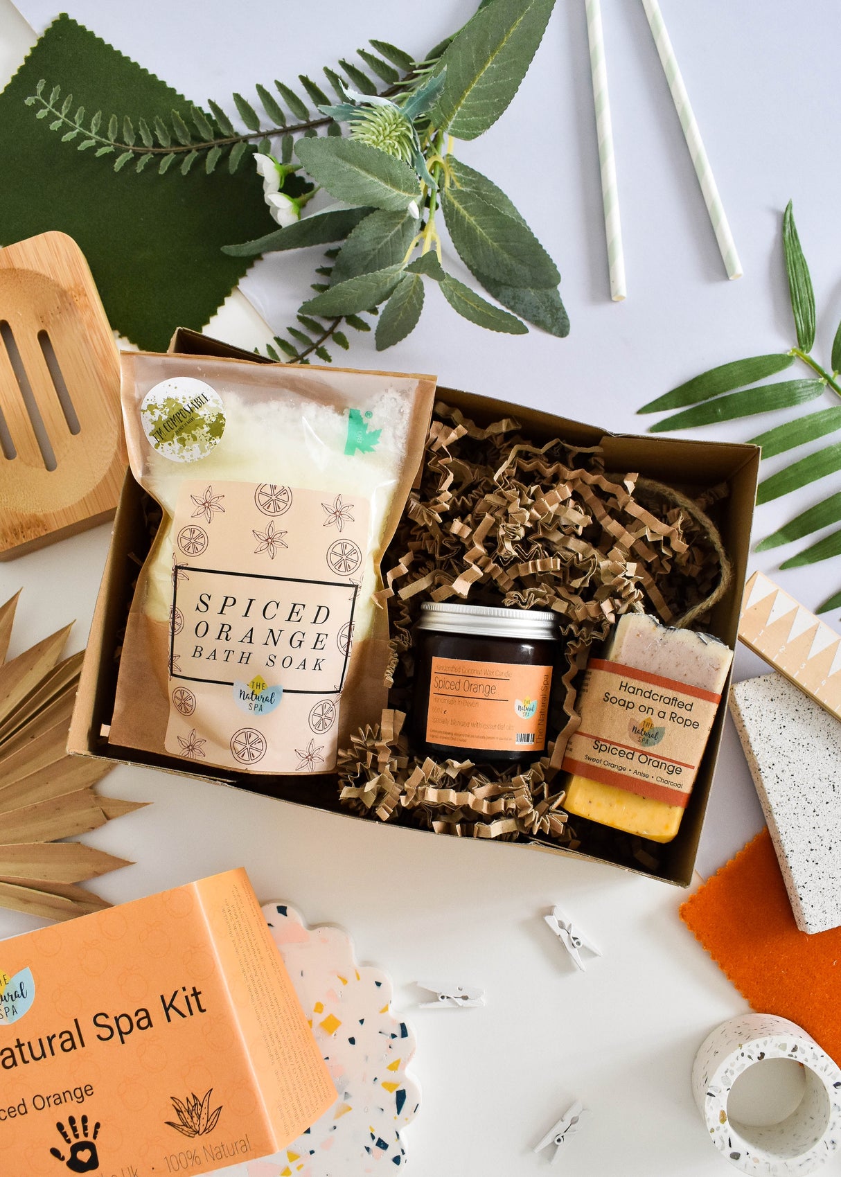 Home Spa Gift Set- Spiced Orange | Eco Gifting