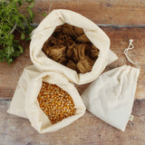 Recycled Cotton Produce Bag - Variety Pack of 3