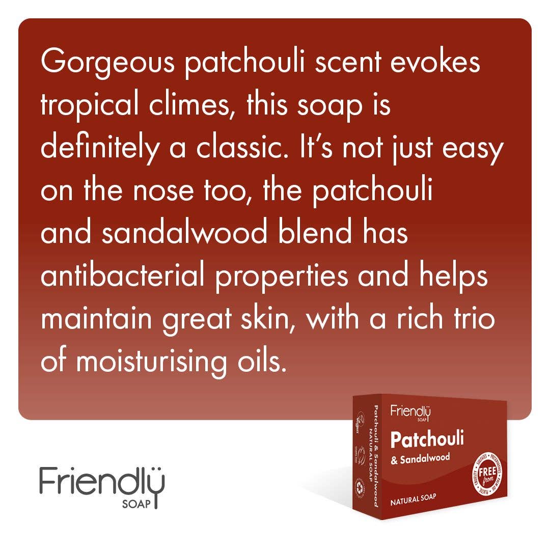 Patchouli & Sandalwood Eco Friendly Soap Bar