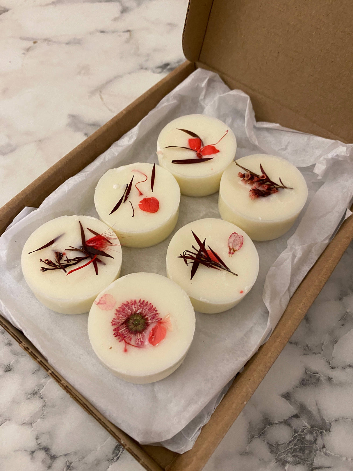 6x Handmade Botanical Soy Wax Melts Fleur Botanica