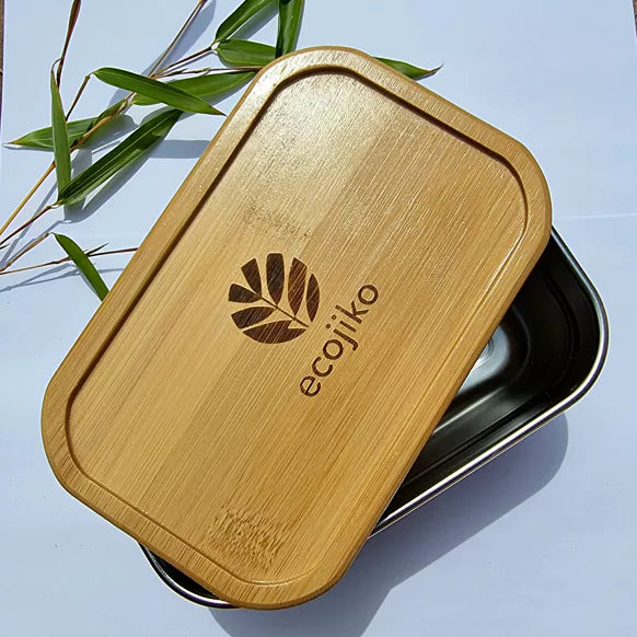 Lunchbox Natural Sustainable Bamboo & Stainless Steel