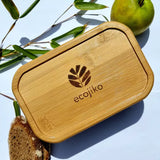 Lunchbox Natural Sustainable Bamboo & Stainless Steel