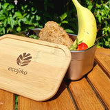 Lunchbox Natural Sustainable Bamboo & Stainless Steel