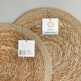 Seagrass and Jute Tablemat - Natural/Natural