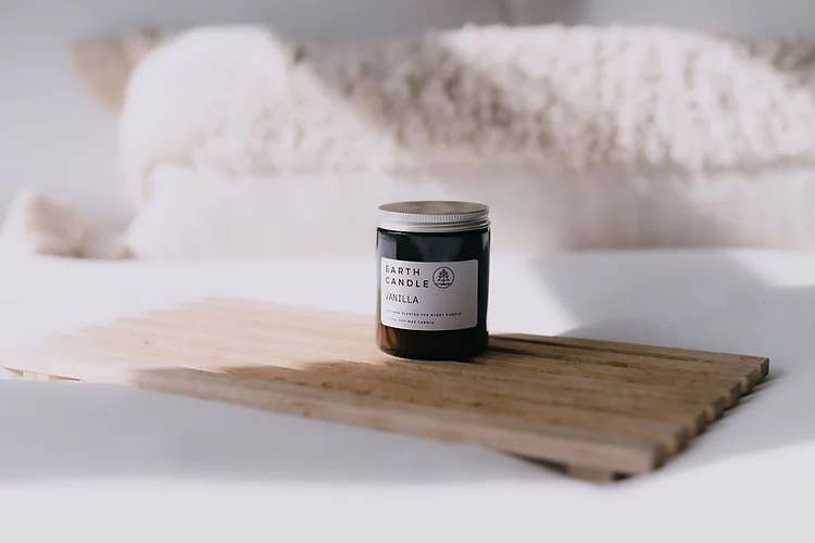 Vanilla Soy Wax Eco Candle: 120ml - 25hr Burn