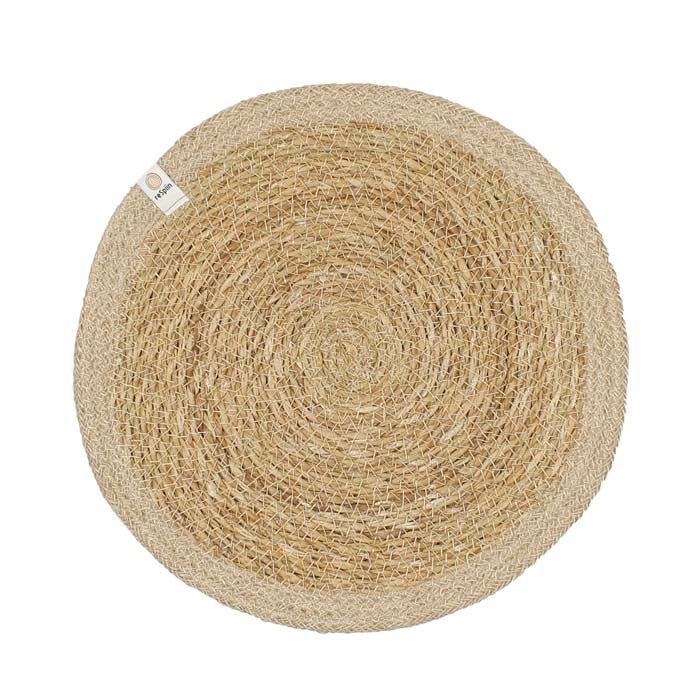 Seagrass and Jute Tablemat - Natural/Natural