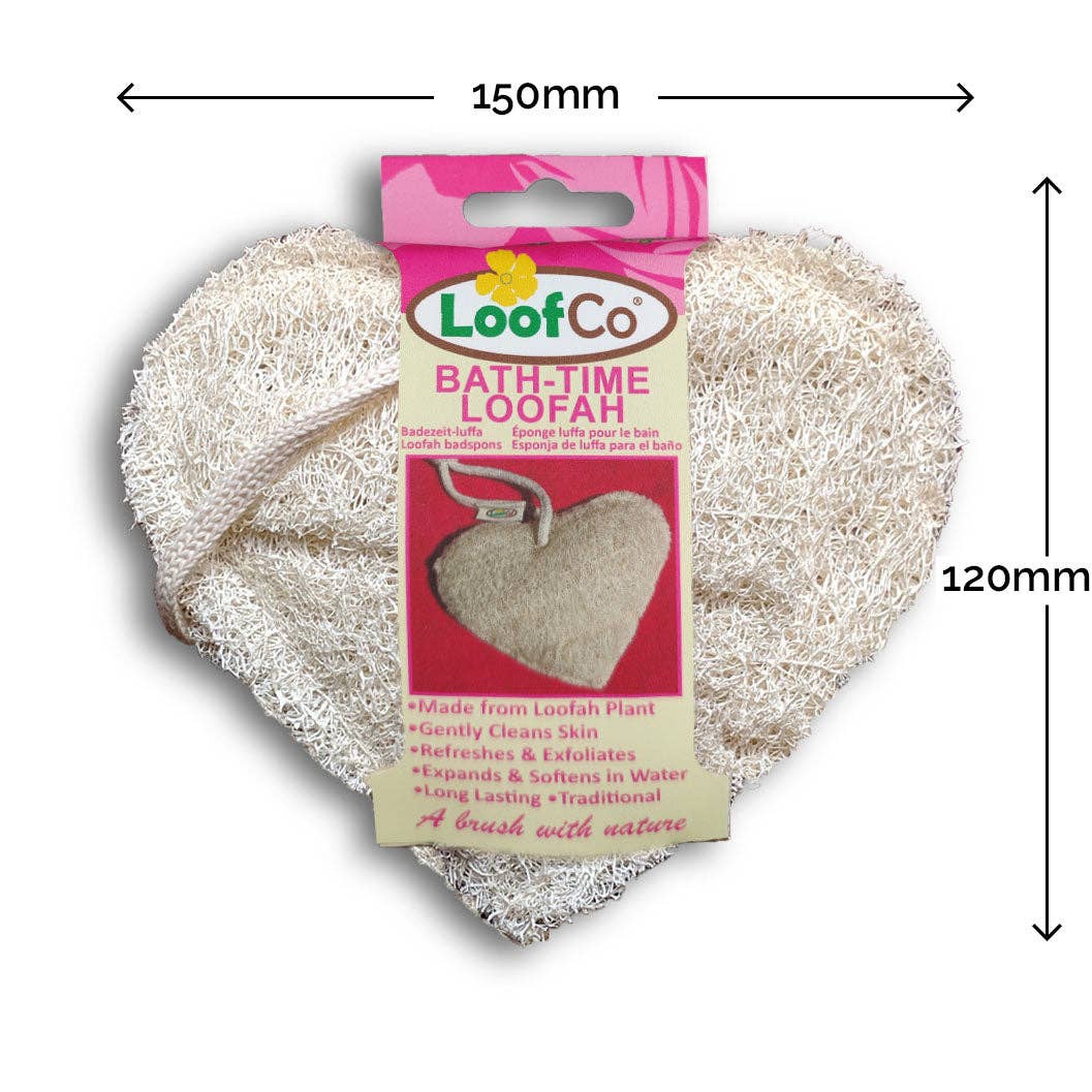 Bath Time Loofah Heart | Heart Loofah Gift