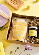 Lemon Sorbet At Home Spa Gift Set - Plastic free