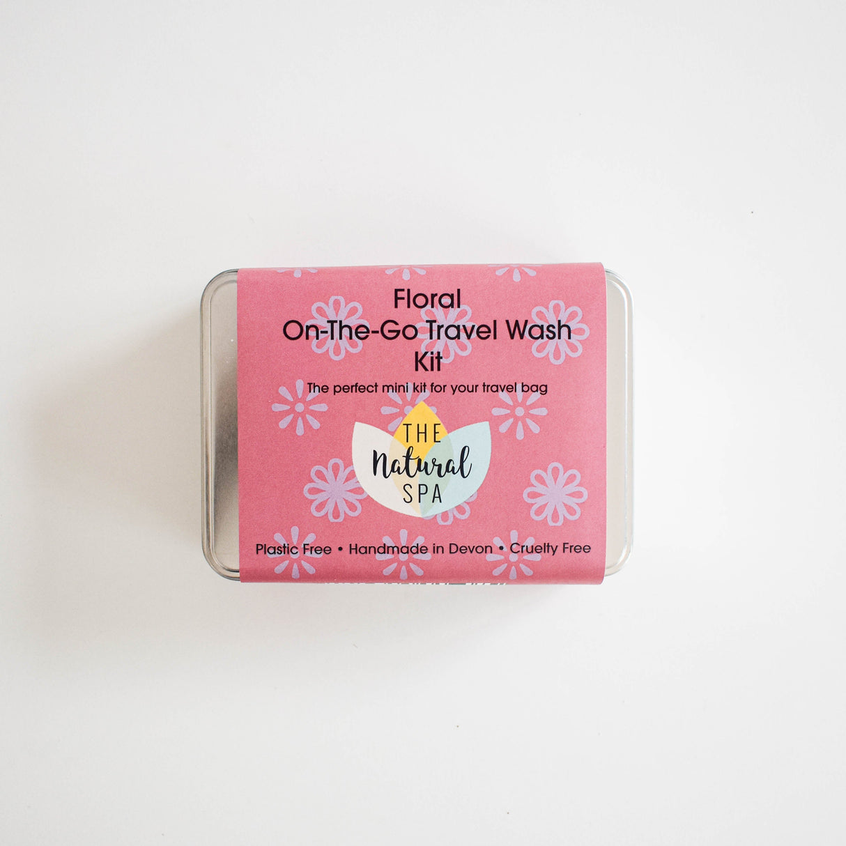 Mini ”on the go” Travel Wash kit : Floral for Hair and Body - Mother Day gift - Vegan gift - Zero waste